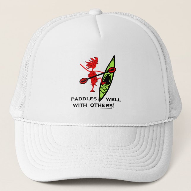 Casquette Chemise de kayak, cadeau de kayak, adhésif pour (Devant)