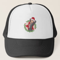 Chemise de Noël Anime - Chapeau de Santa fille mig
