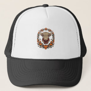 Casquette Chemise de pomme de terre de vache Highland Vintag