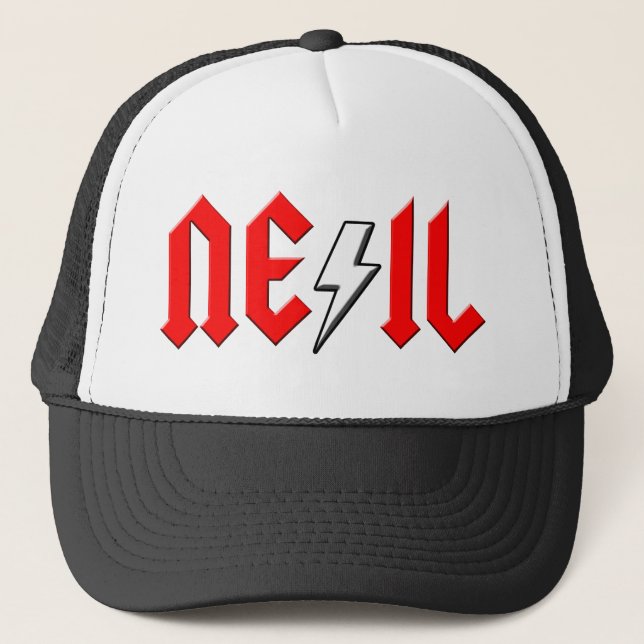 Casquette chemise faite sur commande de rock de NEIL (Devant)