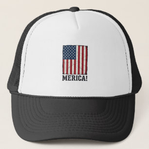 Casquette Chemise vectorielle patriotique Drapeau Merica en