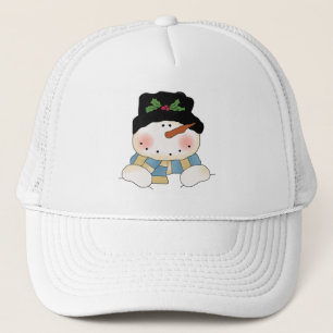 Casquette Chemises et cadeaux Snowman souriants