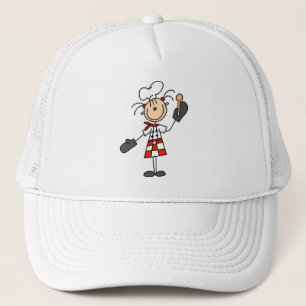 Casquette Chemises pour femmes cuisiniers avec maniques et c