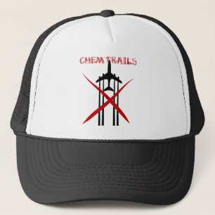 Casquette Chemtrails de pulvérisation plats biffés