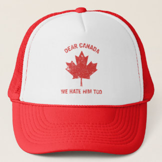 Casquette Cher Canada, Nous Le Détestons De Manifestation Po