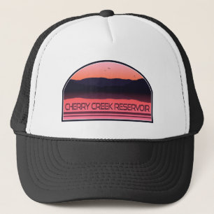Casquette Cherry Creek Réservoir Colorado Red Sunrise
