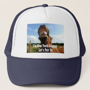Casquette Cheval à dents bleues