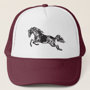 Casquette cheval de saut