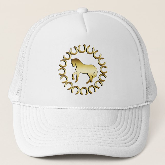 CASQUETTE CHEVAL D'OR (Devant)
