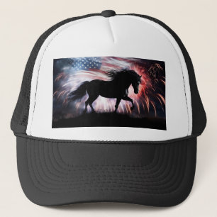 Casquette Cheval et drapeau Pays Ouest