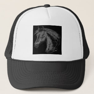 Casquette Cheval : Noir