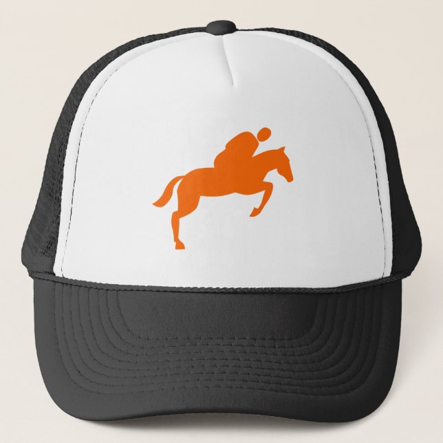 Casquette Cheval - Orange (Devant)