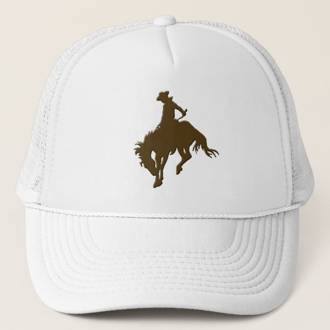 Casquette Cheval s'opposant de cowboy Brown (Devant)