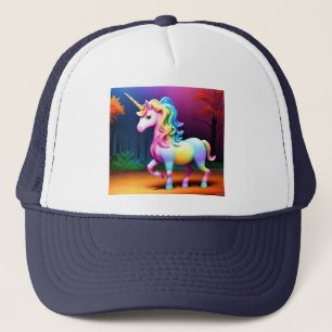 Casquette Cheval Unicorn aux couleurs arc-en-ciel
