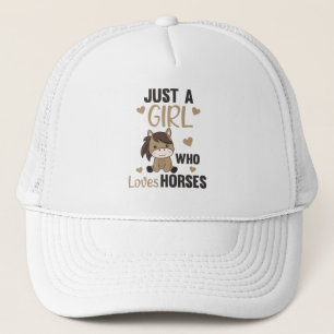 Casquette Chevaux Juste Une Fille Qui Aime Les Chevaux Doux