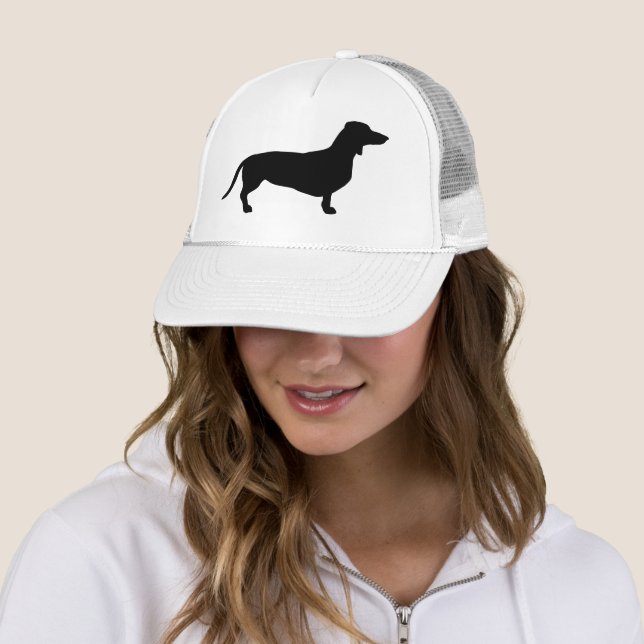 Casquette Cheveux courts Dachshund - Silhouette 1 (En situation)