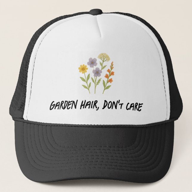 Casquette Cheveux de jardin, ne vous en souciez pas (Devant)