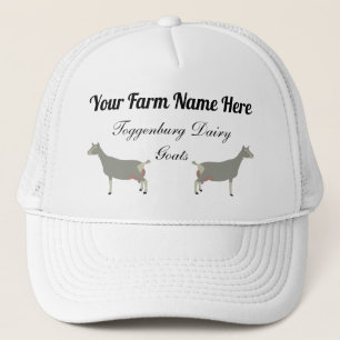 Casquette Chèvres laitières personnalisées du Toggenburg