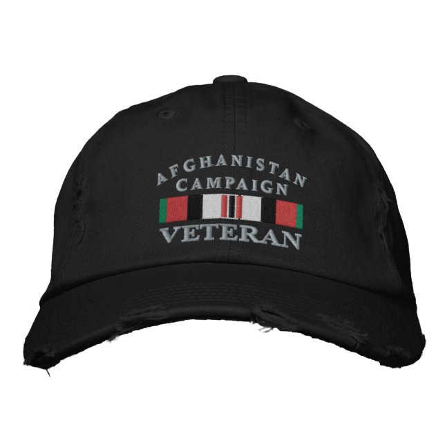 Casquette chevronné de la campagne d'Afghanistan (Devant)