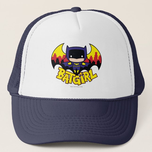 Casquette Chibi Batgirl avec Gotham Skyline & Logo (Devant)