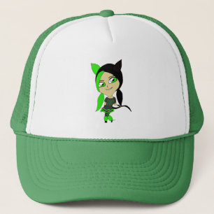 Casquette chibi chatte fille