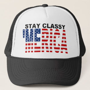 Casquette chic de camionneur de MERICA de séjour '