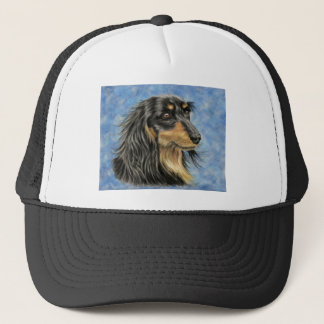 Casquette Chien Art - Long Haired Dachshund Art Marcus