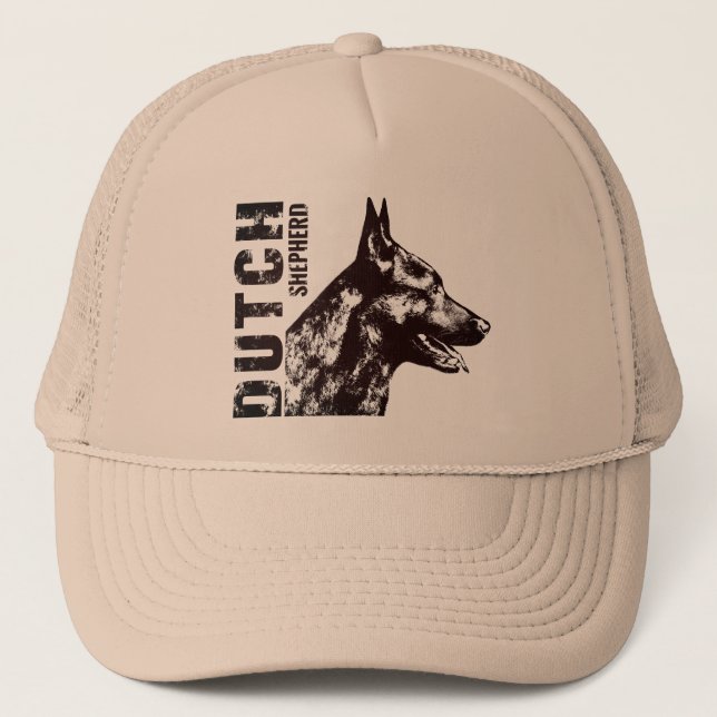 Casquette Chien de berger néerlandais - berger de Dutchie - (Devant)