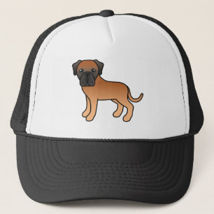 Casquette Chien de dessin animé Old English Mastiff en mante