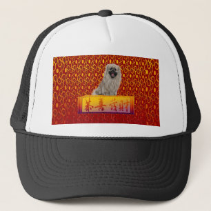 Casquette Chien de Pekingese la nouvelle année chinoise