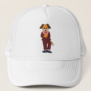 Casquette Chien en forme de chambre avec costume