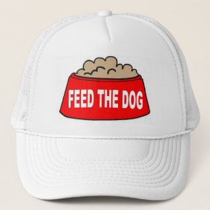 Casquette Chien Nourriture Bowl Rouge Nourriture L