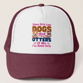 Casquette Chien Otter Certaines Filles Aiment Les Chiens Et