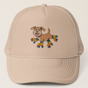 Casquette Chien Sur Patins À Roulettes Hang Sur Je Vois Un C