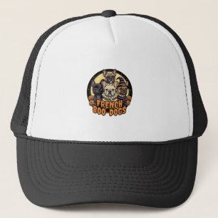 Casquette Chiens de bouh français Halloween Bouledogue franç