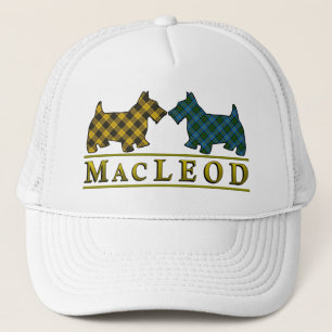 Casquette Chiens de Scottie de tartan de MacLeod de clan