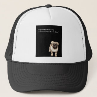 Casquette Chien's Do Speak Mais seulement à ceux qui savent 