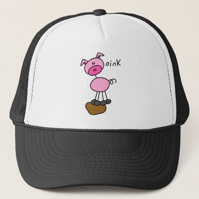 Casquette Chiffre porc de bâton (Devant)