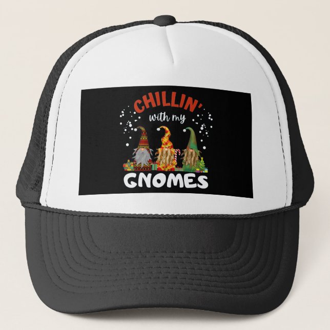 Casquette Chillin Avec Mes Gnomes Noël (Devant)