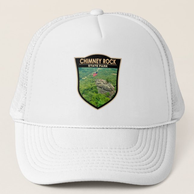 Casquette Chimney Rock State Park North Carolina Badge (Devant)