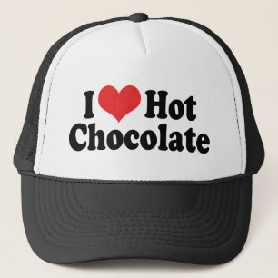 Casquette Chocolat Chaud I Love Heart - Amoureux du Chocolat