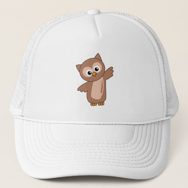Casquette Chouette Animaux Doux Pour Enfants Chouettes Oisea (Devant)