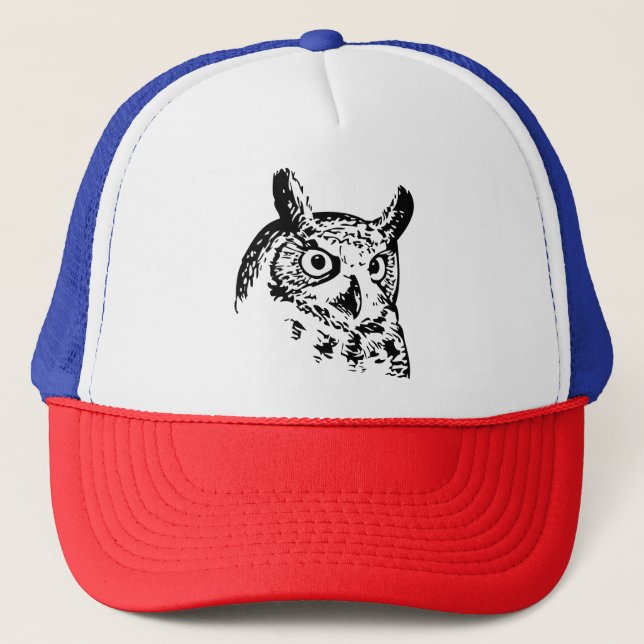Casquette chouette de grange, chouette mignonne, chouette ma (Devant)