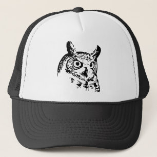 Casquette chouette de la grange, chouette, chouette marrante