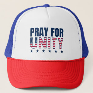 Casquette Christian PRAY FOR UNITY USA Jour de la prière