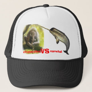 Casquette chupacabra contre narwhal