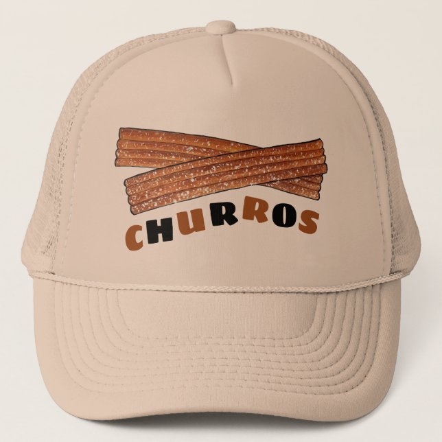 Casquette CHURROS Espagnol Portugais Fried Churro Pastry (Devant)