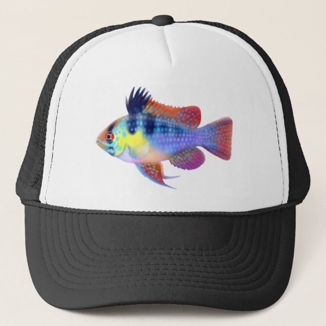 Casquette Cichlid bleu allemand de RAM (Devant)