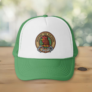 Casquette Cimier de coq Clan Currie sur Tartan