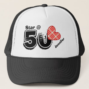 Casquette cinquantième Anniversaire je suis un nom fait sur
